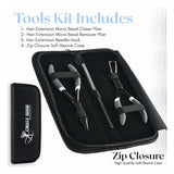 Microbead tool kit all in one in black gray - Cross Edge Corporation