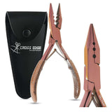 Three-hole plier silver steel nonslip grip - Cross Edge Corporation