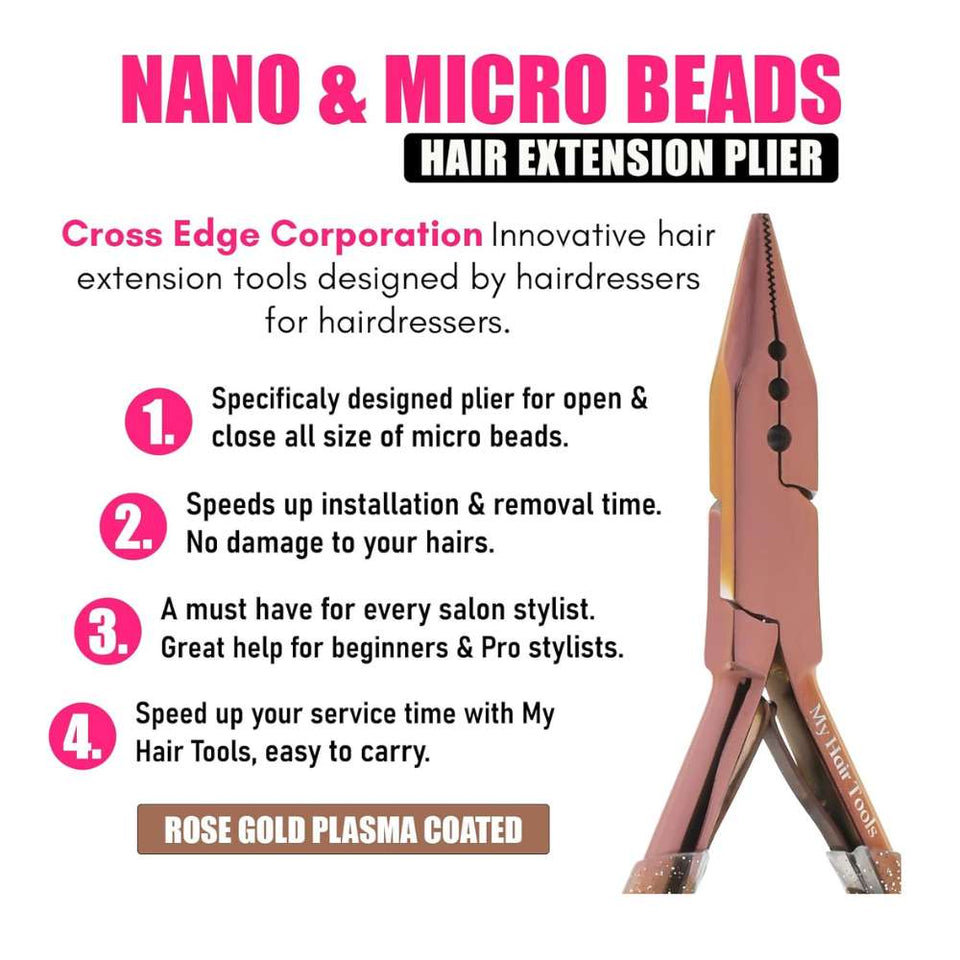 Three-hole plier silver steel nonslip grip - Cross Edge Corporation