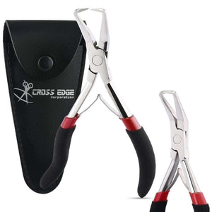 Hair Extension Micro Beads & Tape in Remover Plier with Soft Rubber Grip - Cross Edge Corporation