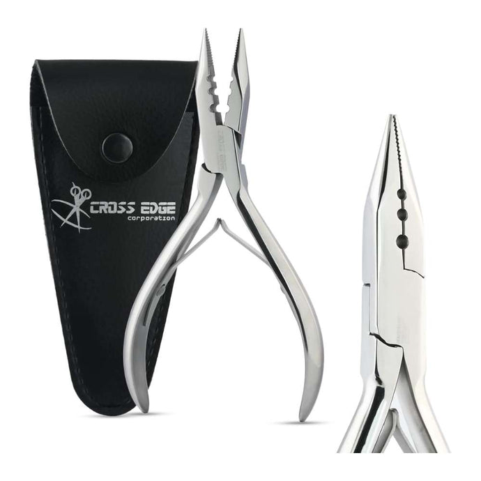 Three-hole plier silver steel - Cross Edge Corporation