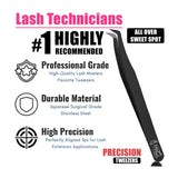 Eyelash Extensions Mega Volume Tweezers for Women - Cross Edge Corporation