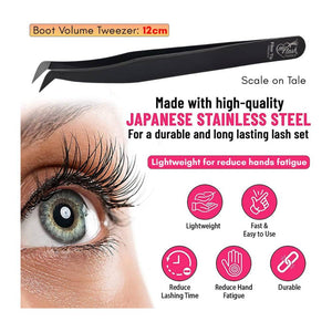 Eyelash Extensions Mega Volume Tweezers for Women - Cross Edge Corporation