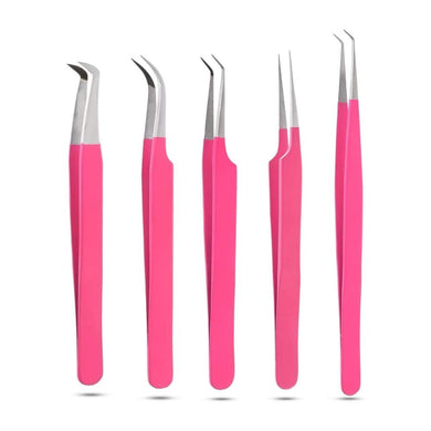 Professional Fiber Tip Lash Tweezers for Eyelash Extensions - Cross Edge Corporation