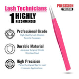 Precision Lashing Individual Isolation Tweezers for Eyelash Extensions - Cross Edge Corporation