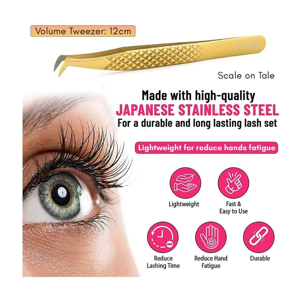 Eyelash Extensions Precision Fiber Tip Tweezers - Cross Edge Corporation