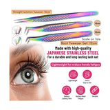 3Pcs Lash Tweezers Set for Eyelash Extension - Cross Edge Corporation