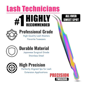 Lash Tweezers for Eyelash Extensions - Cross Edge Corporation