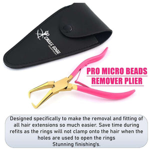 Hair Extension Micro Beads & Tape in Remover Plier - Cross Edge Corporation