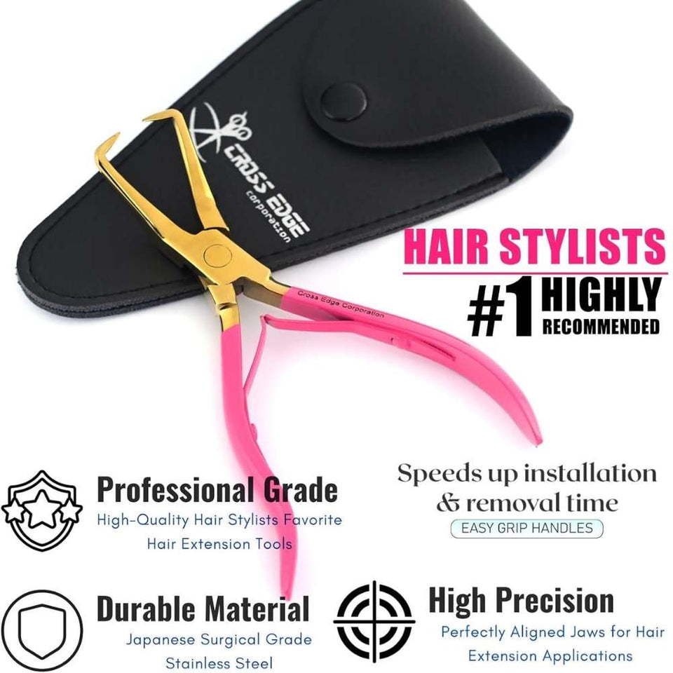 Hair Extension Micro Beads & Tape in Remover Plier - Cross Edge Corporation