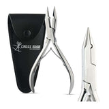 Microlink's hair extension closer pliers silver steel - Cross Edge Corporation