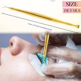 Gold Eyebrow Perming Tinting Curling Lash lift with Eye Separation Comb - Cross Edge Corporation