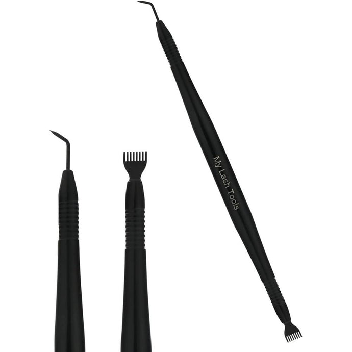 Black Perming Tinting Curling Lash lift with Eye Separation Comb - Cross Edge Corporation