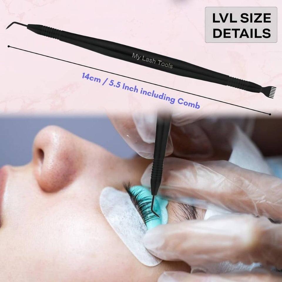 Black Perming Tinting Curling Lash lift with Eye Separation Comb - Cross Edge Corporation