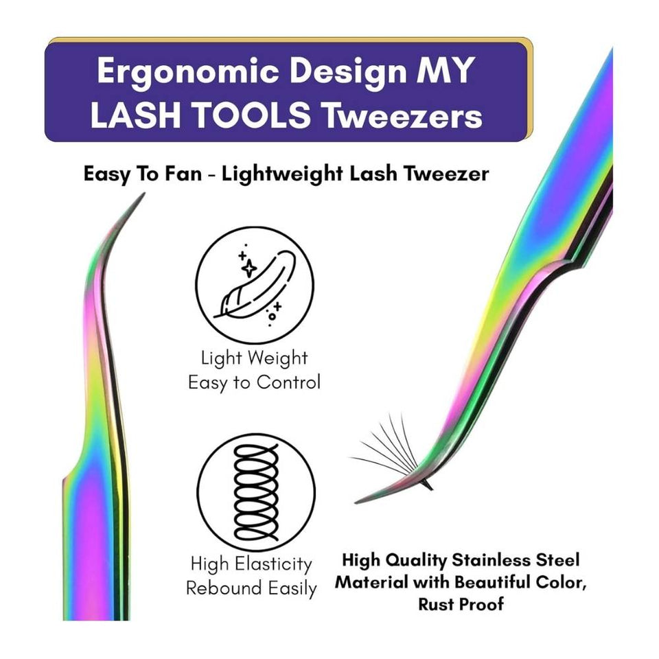 Lash Tweezers for Eyelash Extensions - Cross Edge Corporation