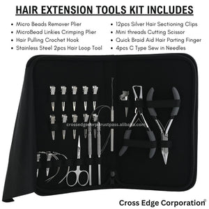 Hair extension tools | Loop & Crochet Hook Tools | Micro Beads Remover Pliers