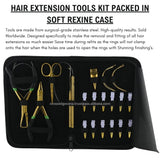 Hair extension tools including | Micro Beads Remover Pliers | Multipurpose Thread cutting Scissor