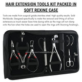 Hair extension tools including | Tape in Extension Plier |Loop & Crochet Hook