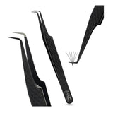 fiber tip eyelash tweezer