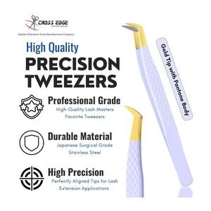 Must Haves Volume Boot Eyelash Tweezers 12cm - Cross Edge Corporation