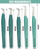 Tweezers Professional Lashing Tweezers, 5Pcs Stainless Steel Boot Volume