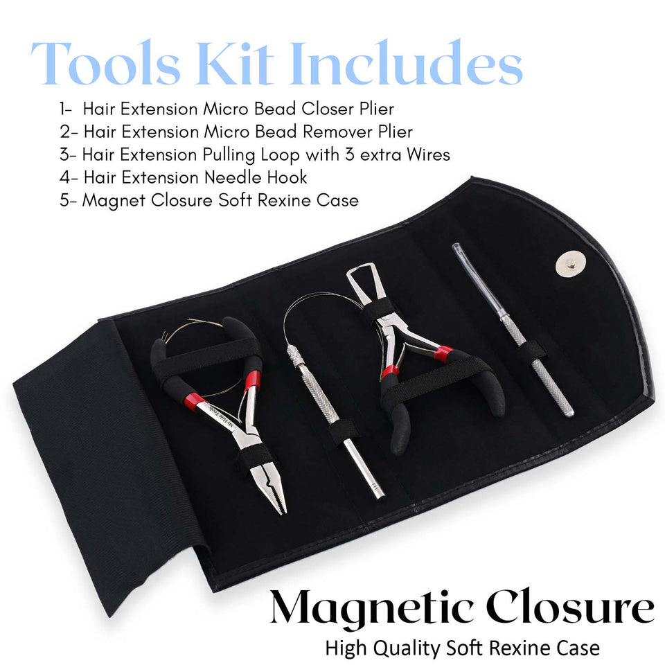Silver My Hair Tools Pro Extension Kit, Extensions Remover Pliers set, –  Cross Edge Corporation
