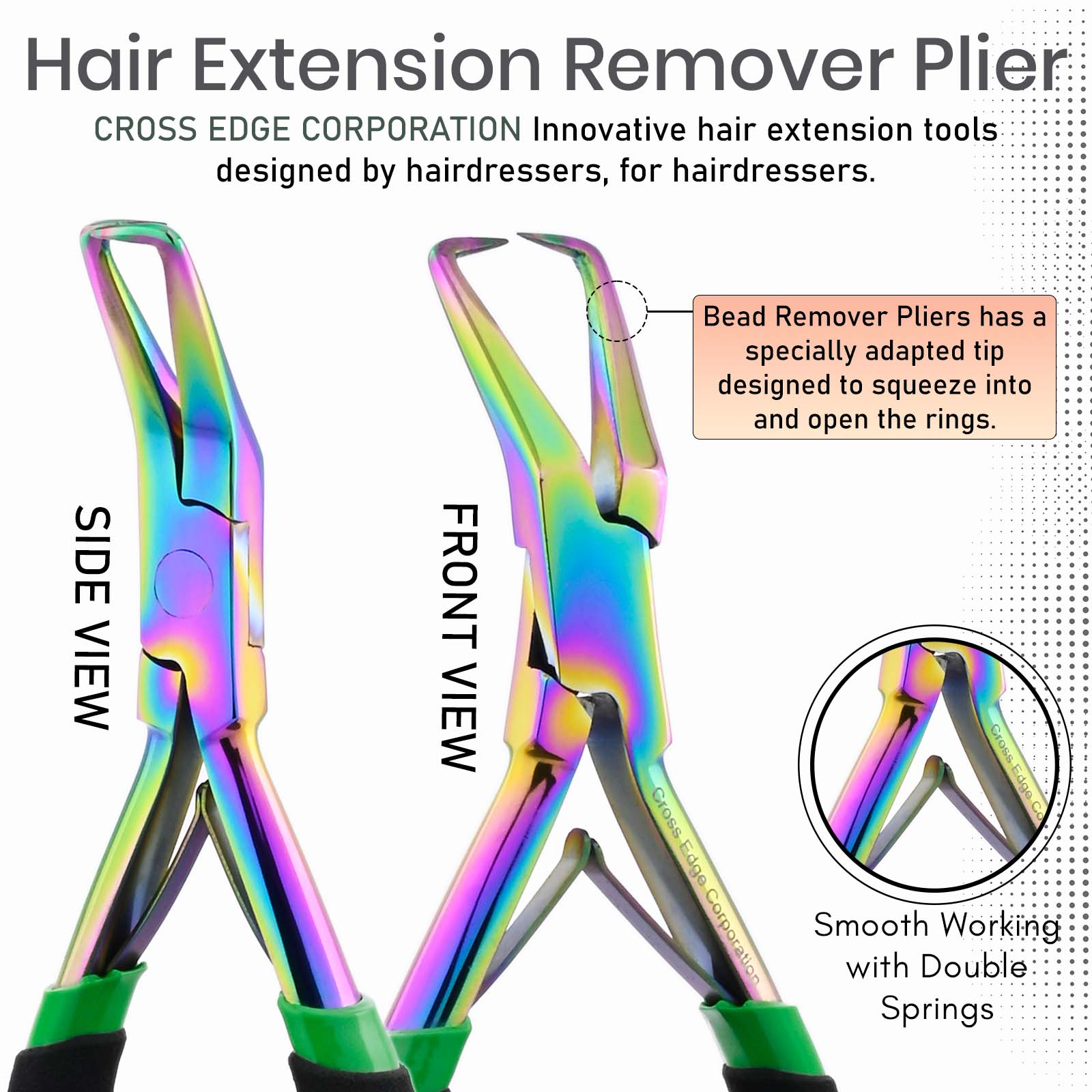 Hair Extension Tools Micro Links Beads Closer Pliers Puller Hook Hair Clips  Set